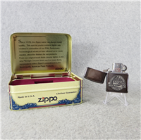 60TH ANNIVERSARY Midnight Brushed Chrome Lighter (Zippo, 1992)