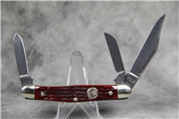 Post-1960 BOKER Jigged Red Bone Stockman