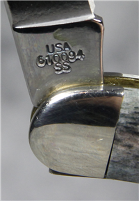 2002 Case 610094 SS Pitch Black American Flag Toothpick