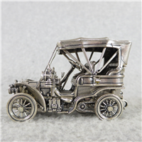 1903 FIAT World-Famous Sterling Silver Vintage Car Replica (Franklin Mint, Silver Car Miniatures Collection, 1977)