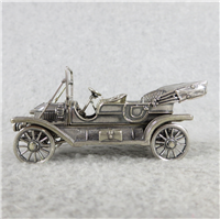 1911 STANLEY STEAMER World-Famous Sterling Silver Vintage Car Replica (Franklin Mint, Silver Car Miniatures Collection, 1977)