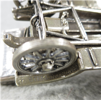 1911 STANLEY STEAMER World-Famous Sterling Silver Vintage Car Replica (Franklin Mint, Silver Car Miniatures Collection, 1977)