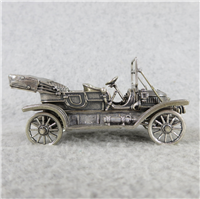1911 STANLEY STEAMER World-Famous Sterling Silver Vintage Car Replica (Franklin Mint, Silver Car Miniatures Collection, 1977)