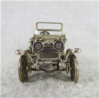 1907 ROLLS-ROYCE World-Famous Sterling Silver Vintage Car Replica (Franklin Mint, Silver Car Miniatures Collection, 1977)