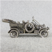 1911 DELAUNAY-BELLEVILLE World-Famous Sterling Silver Vintage Car Replica (Franklin Mint, Silver Car Miniatures Collection, 1977)