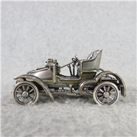 1977 Franklin Mint 1905 Vauxhall Sterling Silver Miniature Car Replica 