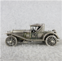 1913 CADILLAC COUPE World-Famous Sterling Silver Vintage Car Replica (Franklin Mint, Silver Car Miniatures Collection, 1977)