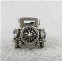 1913 CADILLAC COUPE World-Famous Sterling Silver Vintage Car Replica (Franklin Mint, Silver Car Miniatures Collection, 1977)