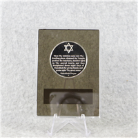 'Hanukkah Prayer' Holiday Silver Proof Medal (Franklin Mint, 1974)