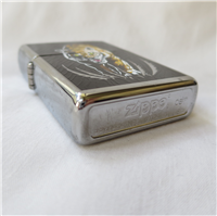 JAPANESE TIGER Polished Chrome Lighter (Zippo, 2008)