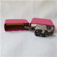 PINK BUNNY SWIRL Matte Finish Over Brass Lighter (Zippo, 2007)