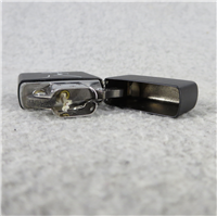 PLAYBOY RABBIT WITH WORLD EYE Black Matte Finish Over Brass Lighter (Zippo, #218PB.108, 2001)