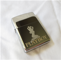 PLAYBOY BUNNY PLAYMATE SILHOUETTE Polished Chrome Lighter (Zippo, 2008)