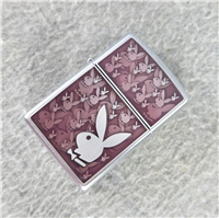 PLAYBOY DIMENSIONAL EMBLEM Satin Chrome Lighter (Zippo, 2007)