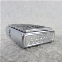 JIM BEAM PEWTER BARRELS EMBLEM Street Chrome Lighter (Zippo, 2008)