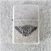 CAMEL BIKER WINGS LOGO Antique Street Silver Plate Lighter (Zippo, 1998)