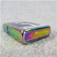 MAZZI UNTAMED WOLVES Iridescent Polished Chrome Lighter (Zippo, 2008)