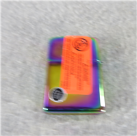 MAZZI UNTAMED WOLVES Iridescent Polished Chrome Lighter (Zippo, 2008)