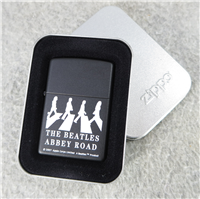 BEATLES ABBY ROAD BLACK Matte Finish Over Brass Lighter (Zippo, 2007)