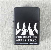 BEATLES ABBY ROAD BLACK Matte Finish Over Brass Lighter (Zippo, 2007)
