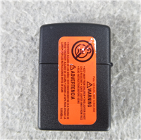 ACDC BACK IN BLACK Matte Finish Over Brass Lighter (Zippo, 2006)