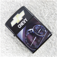 CHEVY SPEEDOMETER Black Matte Finish Lighter (Zippo, #24018, 2008)