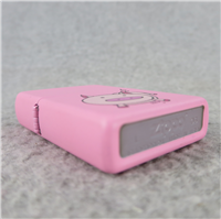 AMY - PIG Pink Matte Finish Over Brass Lighter (Zippo, 2006)