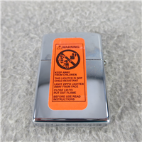 LASER ENGRAVED GEOMETRIC CIRCLE Polished Chrome Lighter (Zippo, 2004)