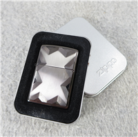 LASER ENGRAVED GEOMETRIC Midnight Chrome Lighter (Zippo, 2004)