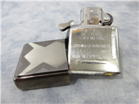 LASER ENGRAVED GEOMETRIC Midnight Chrome Lighter (Zippo, 2004)