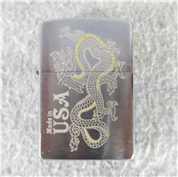 CHINESE DRAGON Brushed Chrome Lighter (Zippo, 6336, 2008)
