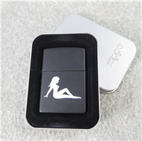 MUD FLAP GIRL Black Matte Lighter (Zippo, 2008)