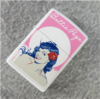 BETTIE PAGE White Matte Lighter (Zippo, Dark Horse Comics, 1997)