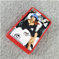 Playboy Archives GIRL IN BLACK Red Matte Lighter (Zippo, 1999 Special Editions, 2000)
