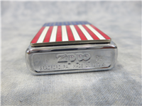 AMERICAN FLAG EMBLEM Polished Chrome Lighter (Zippo, 2001)