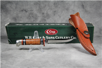 2008 CASE XX M3 FINN Leather stacked Hunter Knife