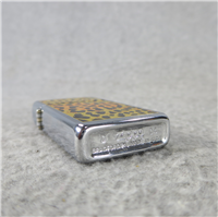 CHEETAH PRINT Brushed Chrome Slim Lighter (Zippo, 2004)