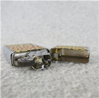 CHEETAH PRINT Brushed Chrome Slim Lighter (Zippo, 2004)