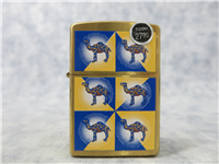 CAMEL 'CORNERS' Solid Brass Lighter (Zippo, CZ228, 1999)