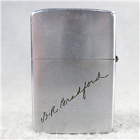 SUPER-TEMP Wires & Cables (Winooski, VT) Advertising Brushed Chrome Lighter (Zippo, 1959)