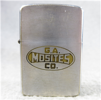G. A. MOSITES CO. Rubber Manufacturer Advertising Chrome Lighter (Zippo, 1958)