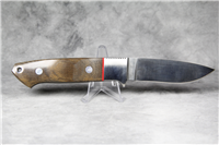 GERBER LOVELESS Limited Edition Checkered Canvas Micarta Dropped Hunter Knife