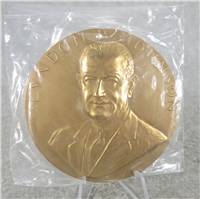 LYNDON B. JOHNSON 3" Bronze Inaugural Medal (U.S. Mint Presidential Series, #137)