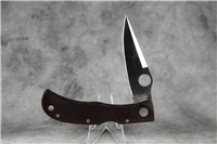 Rare 1996 JESS HORN SPYDERCO AGSP-1BU Burgundy Micarta Lockback
