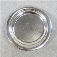 "Houses/St Urbain' by A. Y. Jackson Limited Edition Sterling Silver Plate (Wellings Mint, 1971)