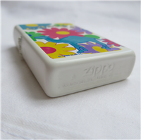 Camel FLOWER POWER White Matte Lighter (Zippo, 1997)