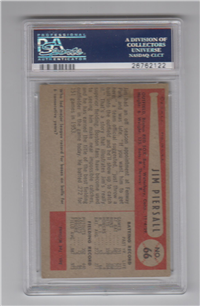 1954 Bowman Baseball Card #210 Jimmy Piersall