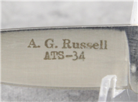A. G. RUSSELL AGHS34 Hunter's Scalpel Knife with Sheath, Lanyard, and Clip