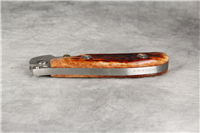 A. G. RUSSELL Chestnut Jigged Folding Lockback