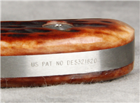 A. G. RUSSELL Chestnut Jigged Folding Lockback